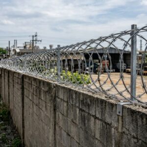 Como escolher a melhor concertina para muros de galpões